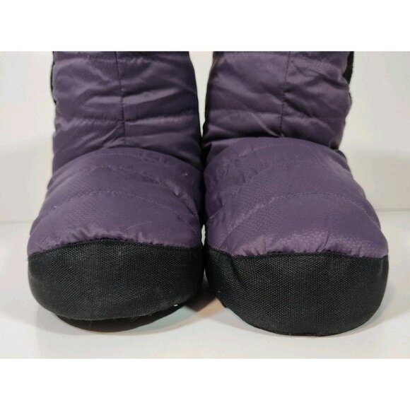 REI Duck Down Purple Fleece Lined Camping Booties Slippers Boot Women Size Large - Picture 4 of 10